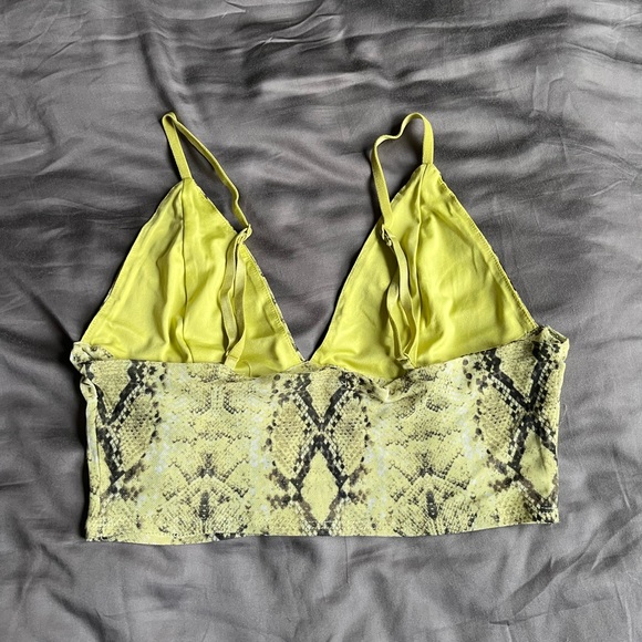 Garage Green Snakeskin Top - Picture 2 of 2